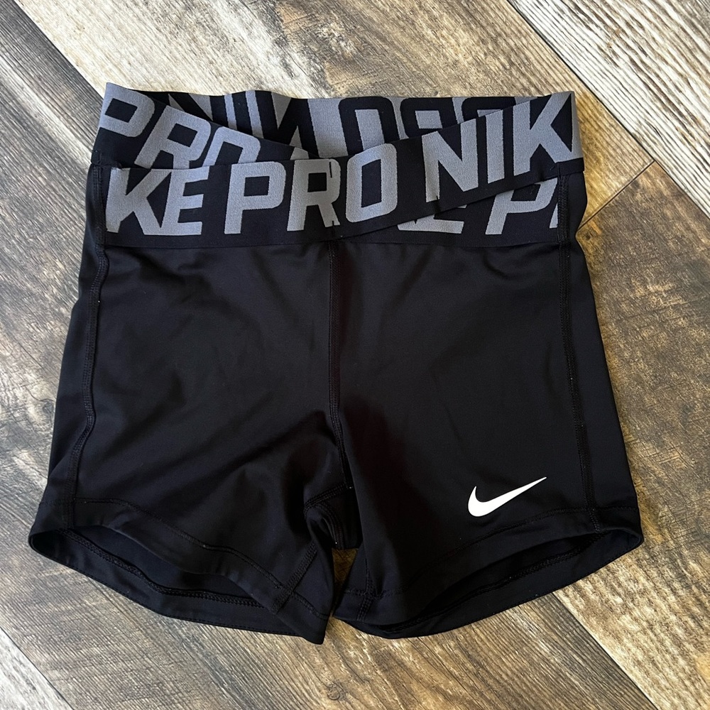 nike spandex, black, size xs